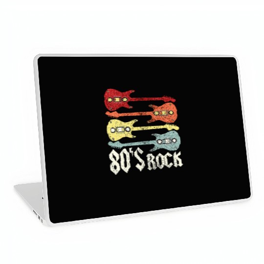 80s Rock Band Guitar Cassette Tape 1980s Laptop Skins