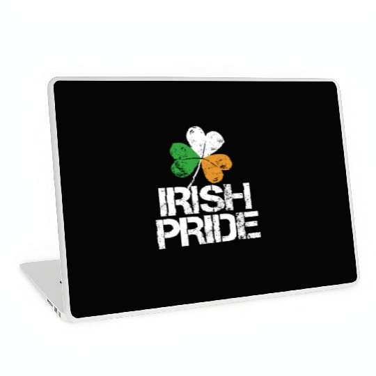 IRISH PRIDE Celtic Cross St Patricks Day Laptop Skins