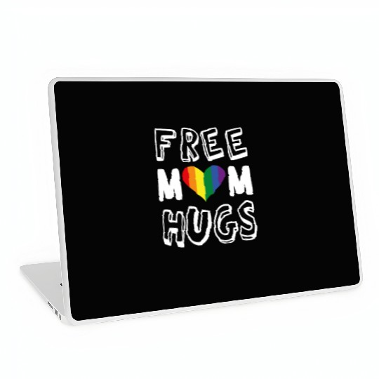 Free Mom Hugs Lesbian Laptop Skins
