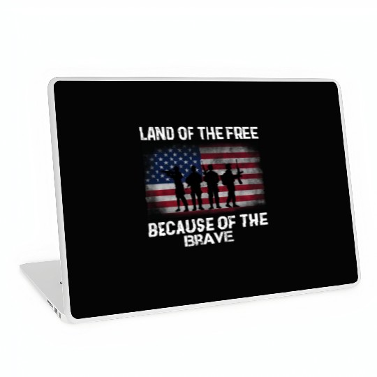 Land of the free because of the brave Laptop Skins