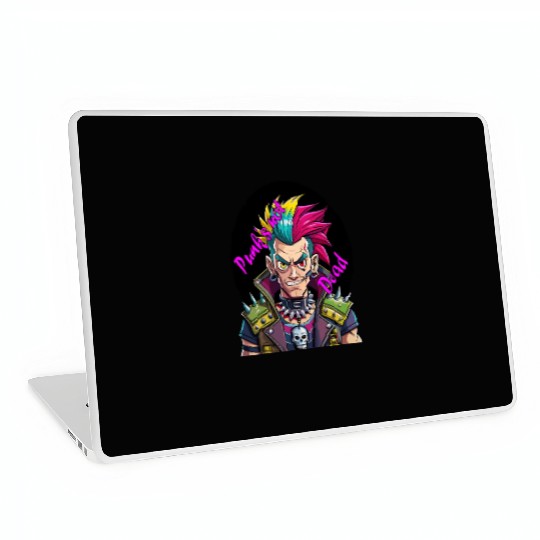 Rebel's Gaze: A Tribute to Punk's Resilience Laptop Skins