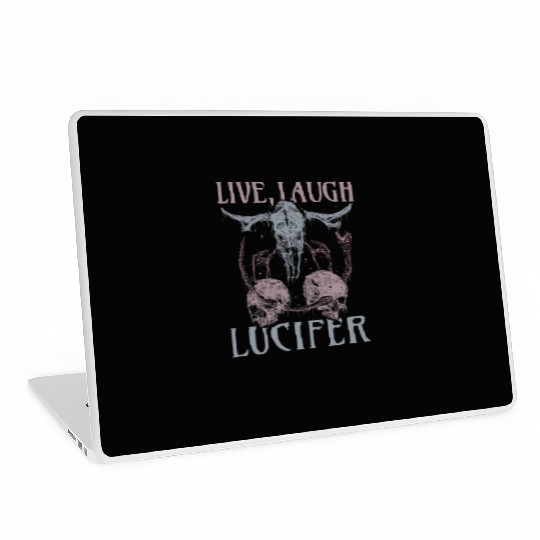 Live Love Lucifer Goth Festival Death Metal Laptop Skins