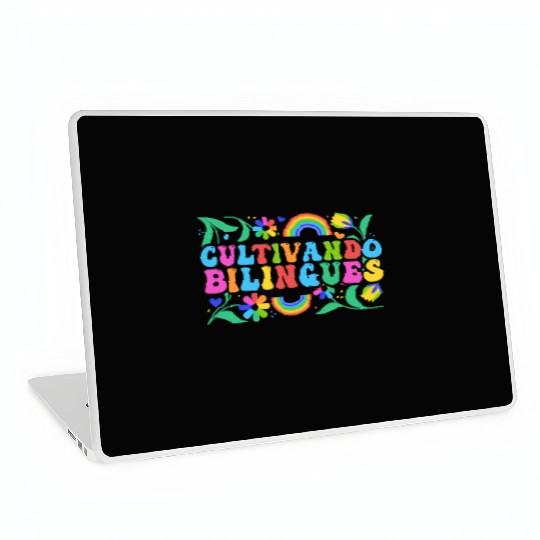 Cultivando Bilingües Spanish Teacher Laptop Skins
