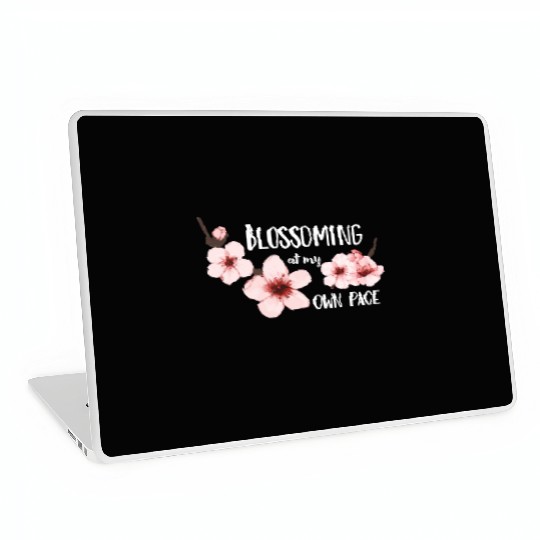 Spring floral Laptop Skins Elegant Cherry Blossom Design
