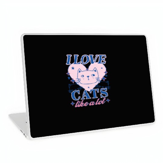 I LOVE CAT, CAT LOVERS Laptop Skins