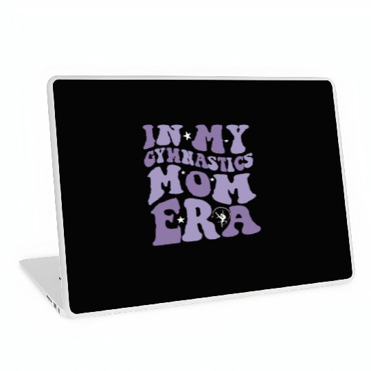 In My Gymnastics Mom Era on back Laptop Skins
