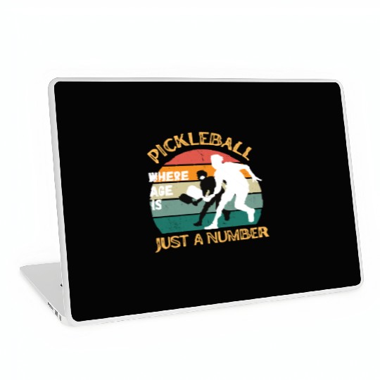 Funny Pickleball Design Laptop Skins