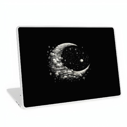 Cool Full Moon - Solar Eclipse, Moon Phases Total Laptop Skins
