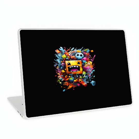 geometry dash Laptop Skins
