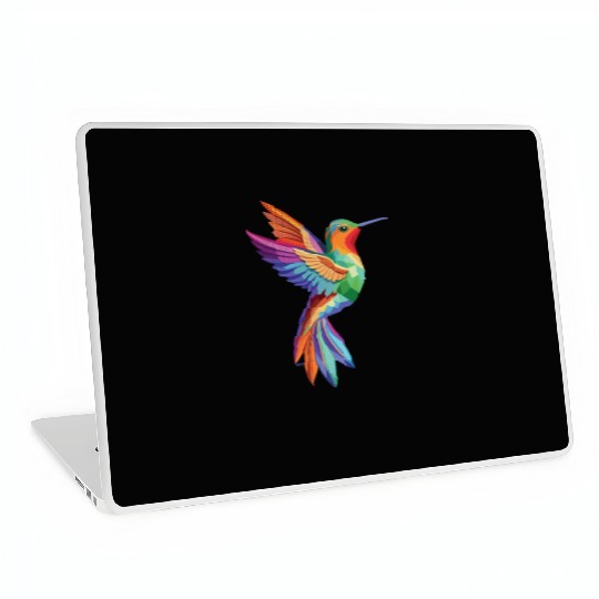 Geometric Hummingbird Laptop Skins