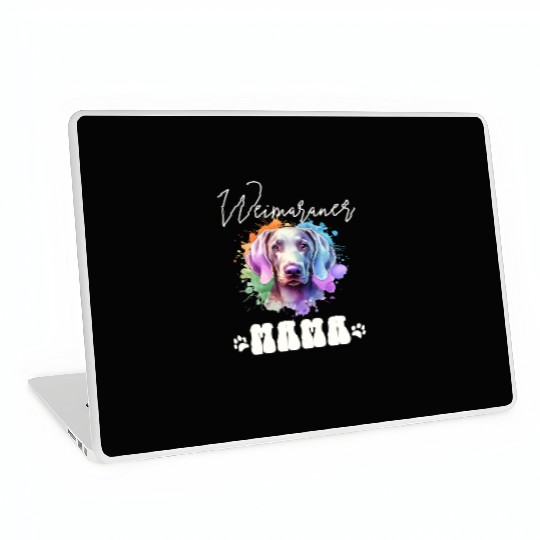 Weimaraner Mama Laptop Skins