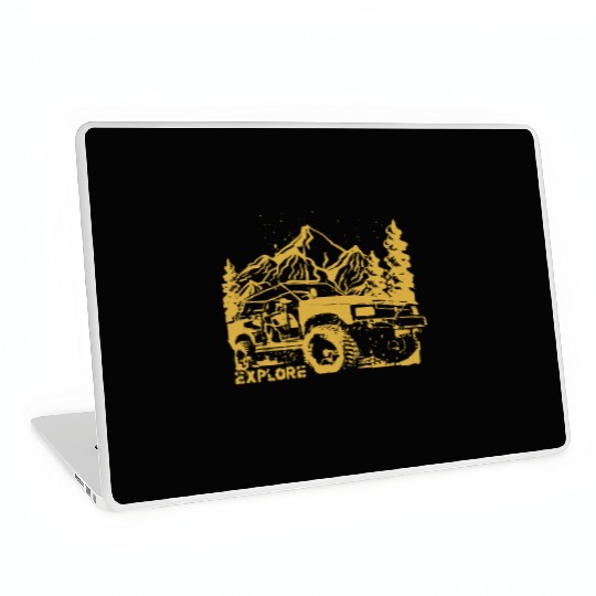 Jeep Car and Nature Mount Laptop Skins