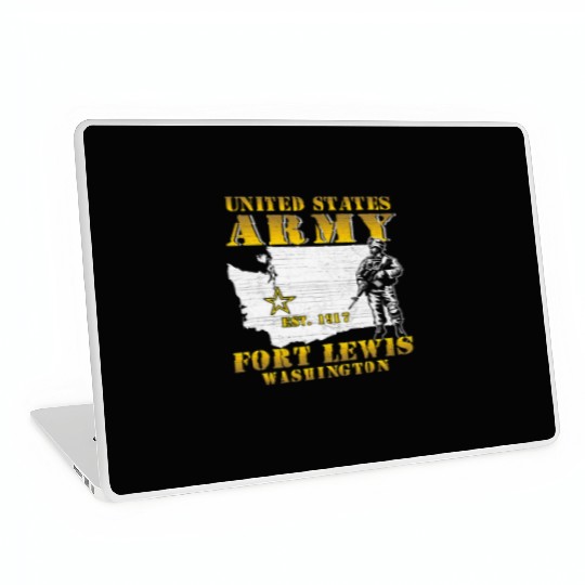 Fort Lewis Washington WA US Army Base Virginia Laptop Skins