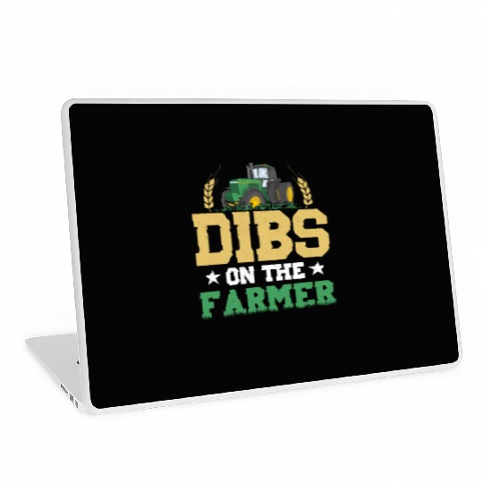 Dibs On The Farmer Animal Farm Farming Laptop Skins