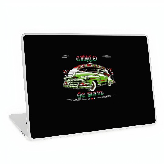 Cinco de mayo ,independence day, mexico,green car, Laptop Skins