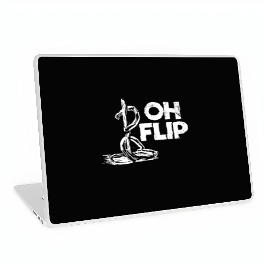 Oh Flip Funny Horseshoe Pitching Laptop Skins