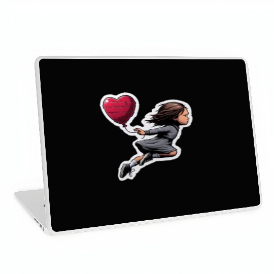 Girl with Balloon by Banksy, Iconic Street Art Laptop Skins