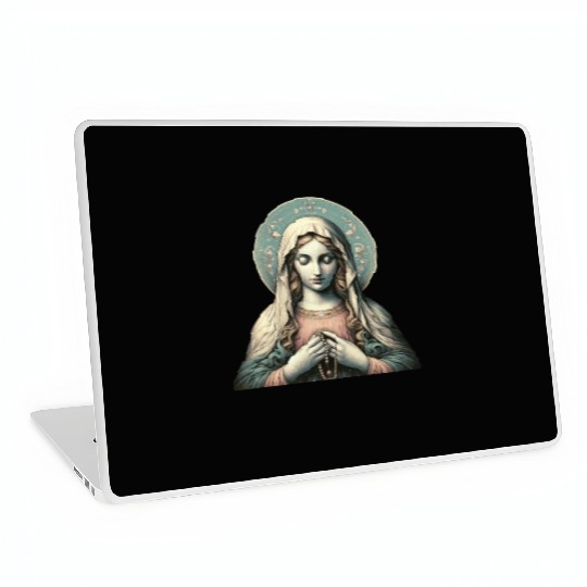 Serene Madonna ic Image Laptop Skins