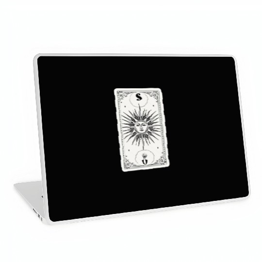 The Sun Tarot Card Reader Astrology Occult Laptop Skins