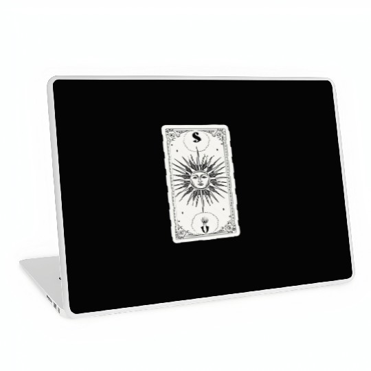 The Sun Tarot Card Reader Astrology Occult Laptop Skins
