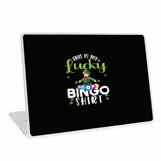 Funny Bingo Player St Patricks Day Laptop Skins