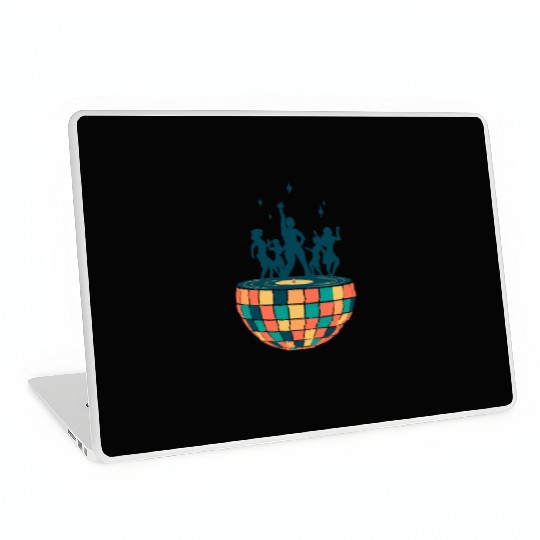 Disco ball - Dancing - Groovy - Clockwork Elements Laptop Skins