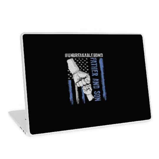Father and Son Unbreakable Bond Father's Day Laptop Skins