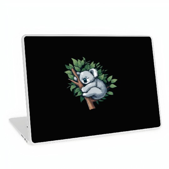 Slumbering Koala: Peaceful Tree Hugger Laptop Skins