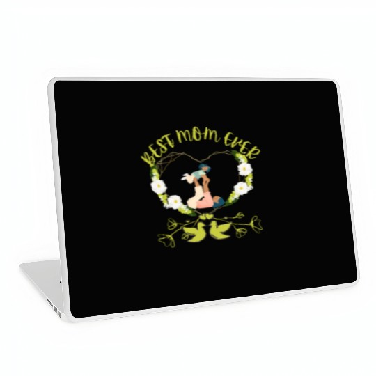 BEST MOM EVER MOTHER AND DAUGHTER DESIGN Laptop Skins