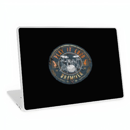 Play it Loud Drummer Laptop Skins