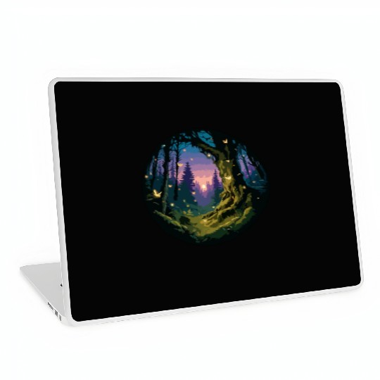 Enchanted Forest: Mystical Twilight Laptop Skins