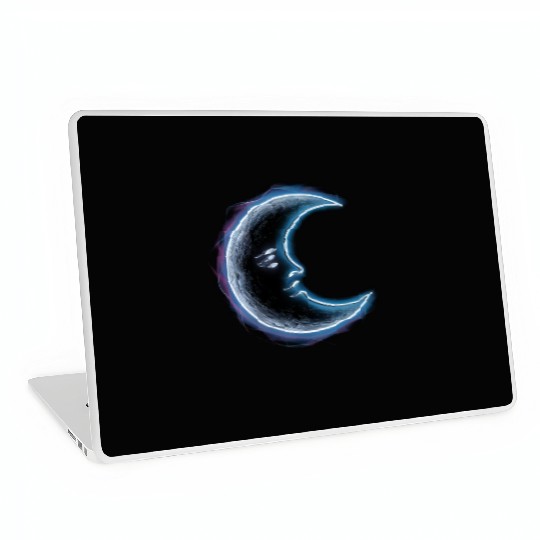 Neon moon Laptop Skins