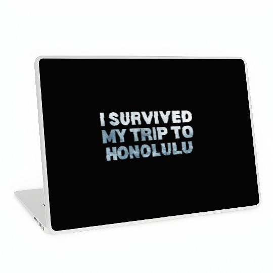 My Trip Traveler Vacation Honolulu Laptop Skins