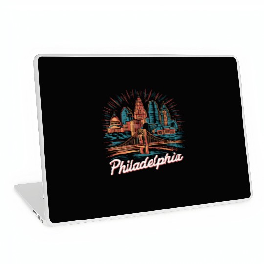 Philadelphia Skyline Laptop Skins
