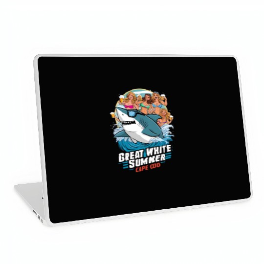 Stylish Great White Shark Laptop Skins (Cape Cod)