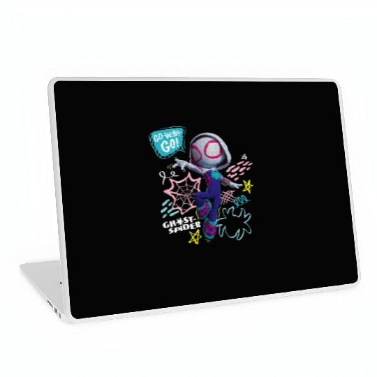 Marvel Spidey And His Amazing Friends Ghost Spider Laptop Skins