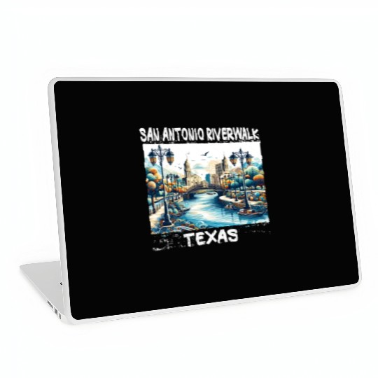 San Antonio Riverwalk Laptop Skins