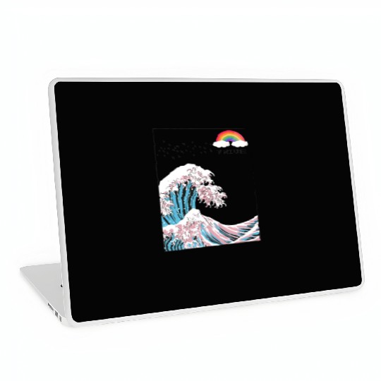 Dare to be Yourself - Trans LGBT Colors in the Laptop Skins
