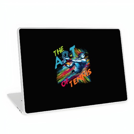 Dynamic Serve: The Art of Tennis in Motion Laptop Skins