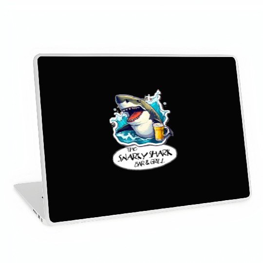The Snarky Shark Bar & Grill Laptop Skins