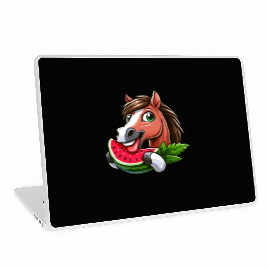 Horses Horse Lover Farmer Melon Summer Laptop Skins