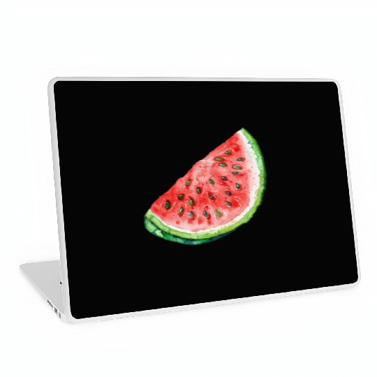 Watermelon Clipart - Fresh Summer Fruit Designs, Laptop Skins