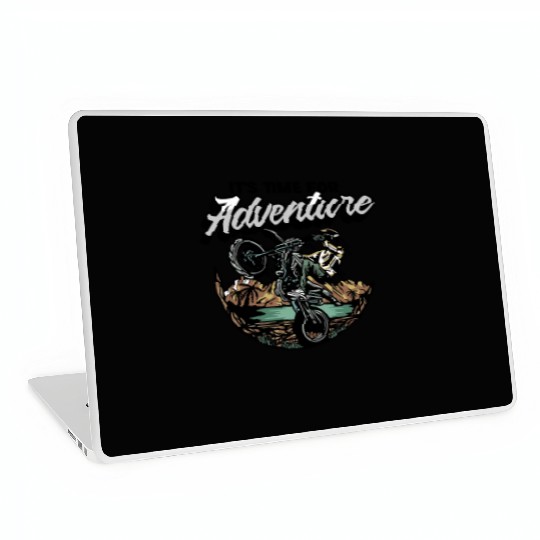 MOTOCROSS ITS TIME ADVENTURE Laptop Skins