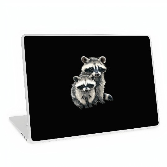 Opossum and raccoon Laptop Skins