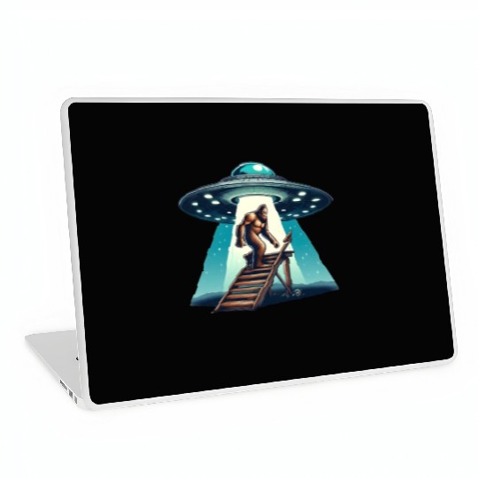 Bigfoot and the UFO Laptop Skins