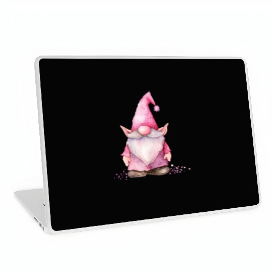 Pink Sparkle Gnome Clipart Images, Girly clipart, Laptop Skins