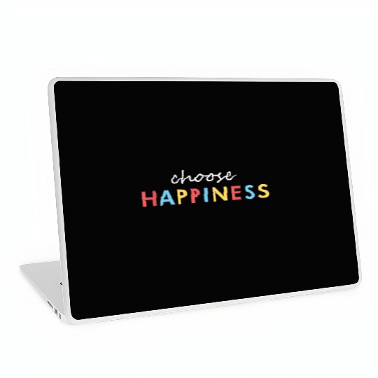 Vintage Retro Choose Happiness Laptop Skins