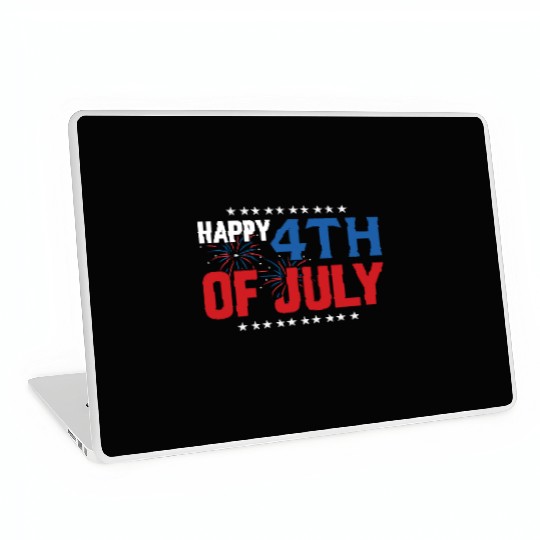 Happy 4th Of July US Independence Day Laptop Skins