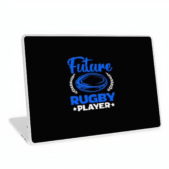Future Rugby Player Newborn Rugby Baby Laptop Skins