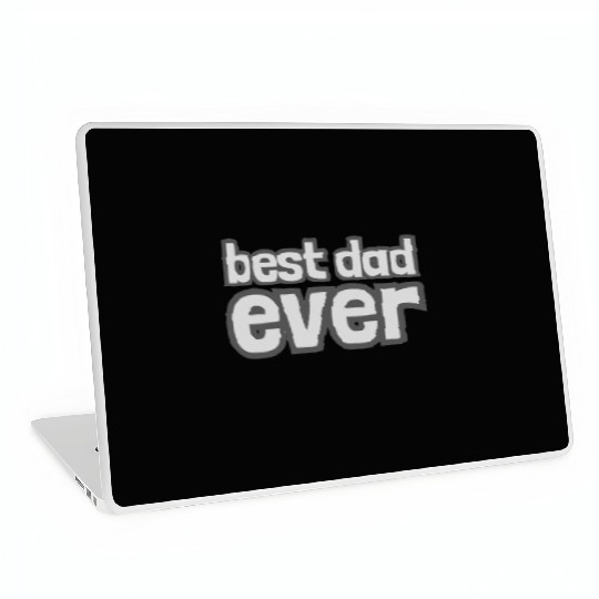 Father's Day BEST DAD EVER Laptop Skins Laptop Skins Mug Gift